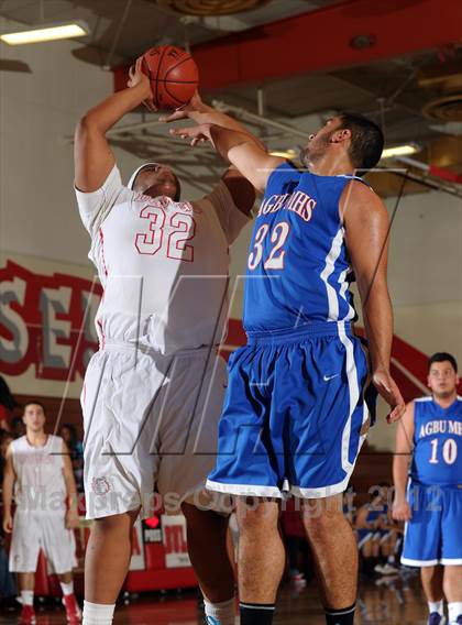 Thumbnail 2 in Pasadena vs AGBU (Rose City Roundball Classic) photogallery.