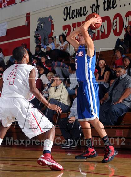 Thumbnail 2 in Pasadena vs AGBU (Rose City Roundball Classic) photogallery.
