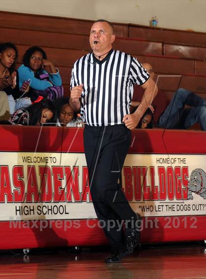 Thumbnail 2 in Pasadena vs AGBU (Rose City Roundball Classic) photogallery.