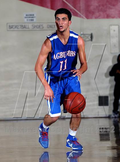 Thumbnail 1 in Pasadena vs AGBU (Rose City Roundball Classic) photogallery.