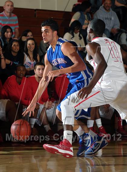 Thumbnail 2 in Pasadena vs AGBU (Rose City Roundball Classic) photogallery.