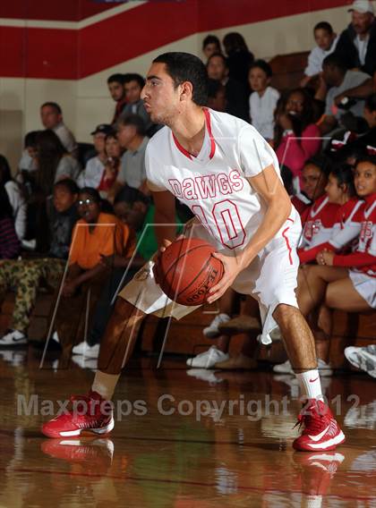 Thumbnail 2 in Pasadena vs AGBU (Rose City Roundball Classic) photogallery.