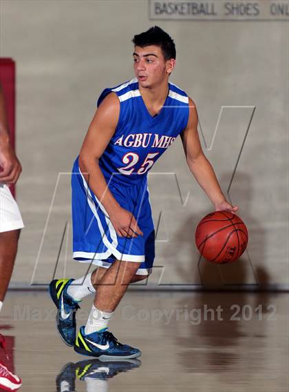 Thumbnail 3 in Pasadena vs AGBU (Rose City Roundball Classic) photogallery.