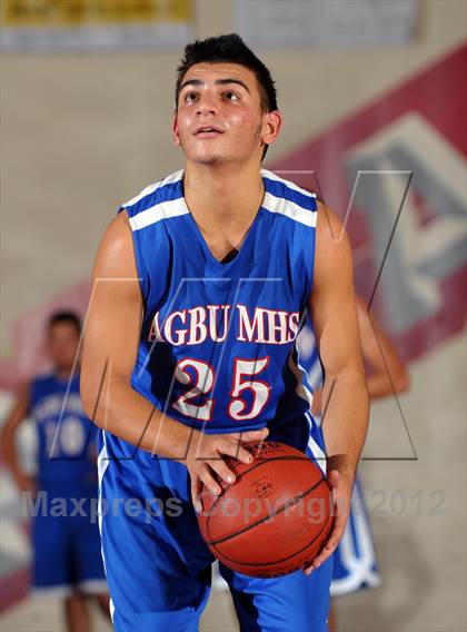 Thumbnail 1 in Pasadena vs AGBU (Rose City Roundball Classic) photogallery.
