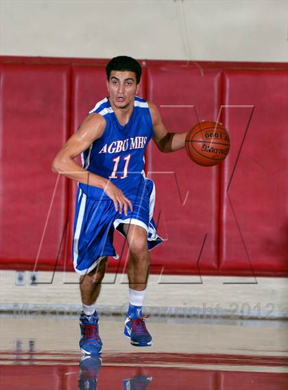 Thumbnail 2 in Pasadena vs AGBU (Rose City Roundball Classic) photogallery.
