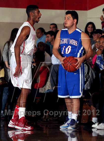 Thumbnail 2 in Pasadena vs AGBU (Rose City Roundball Classic) photogallery.