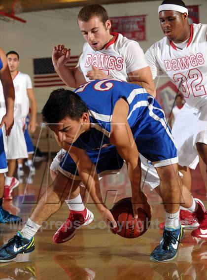 Thumbnail 1 in Pasadena vs AGBU (Rose City Roundball Classic) photogallery.