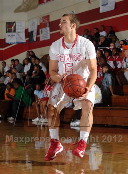 Thumbnail 3 in Pasadena vs AGBU (Rose City Roundball Classic) photogallery.