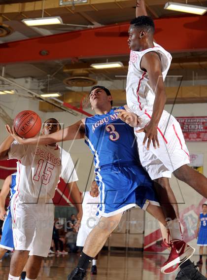 Thumbnail 2 in Pasadena vs AGBU (Rose City Roundball Classic) photogallery.