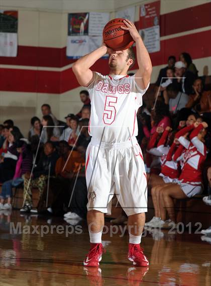 Thumbnail 1 in Pasadena vs AGBU (Rose City Roundball Classic) photogallery.