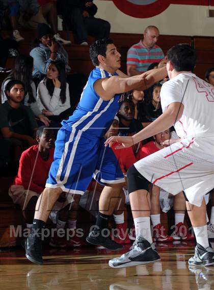 Thumbnail 1 in Pasadena vs AGBU (Rose City Roundball Classic) photogallery.