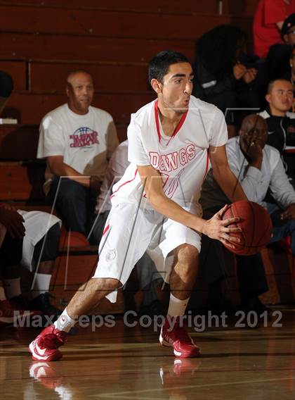Thumbnail 2 in Pasadena vs AGBU (Rose City Roundball Classic) photogallery.
