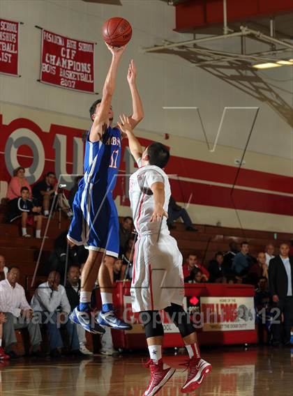 Thumbnail 2 in Pasadena vs AGBU (Rose City Roundball Classic) photogallery.