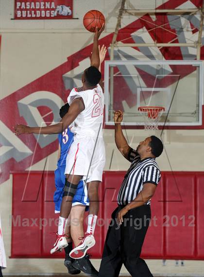 Thumbnail 2 in Pasadena vs AGBU (Rose City Roundball Classic) photogallery.