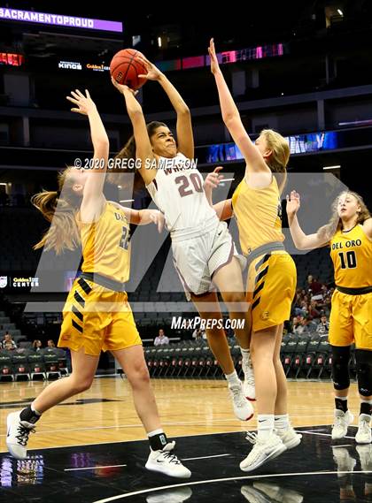 Thumbnail 2 in Whitney vs Del Oro @ Golden 1 Center photogallery.