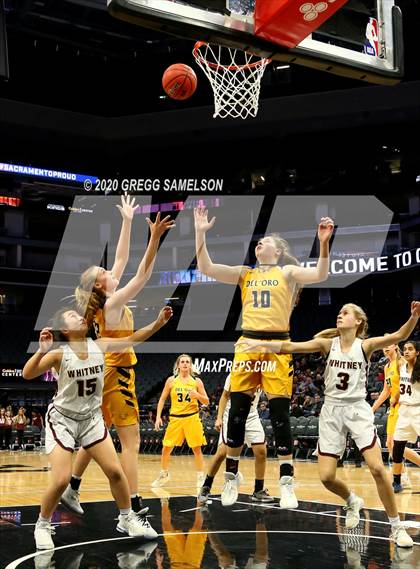 Thumbnail 1 in Whitney vs Del Oro @ Golden 1 Center photogallery.