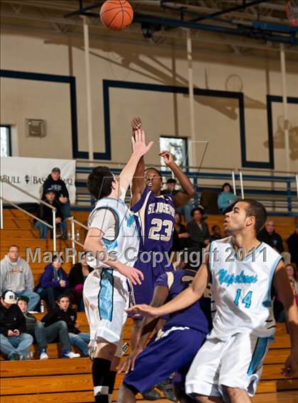 Thumbnail 1 in St. Joseph  vs Holy Name Central Catholic (Catholic School Showcase) photogallery.