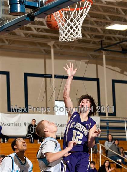 Thumbnail 3 in St. Joseph  vs Holy Name Central Catholic (Catholic School Showcase) photogallery.