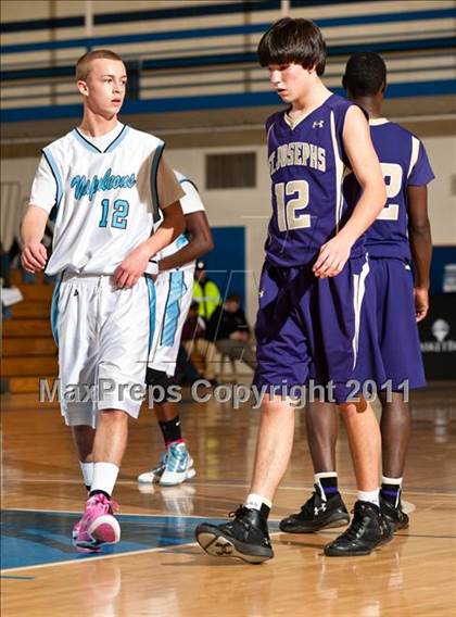 Thumbnail 3 in St. Joseph  vs Holy Name Central Catholic (Catholic School Showcase) photogallery.