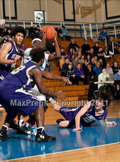 Thumbnail 2 in St. Joseph  vs Holy Name Central Catholic (Catholic School Showcase) photogallery.
