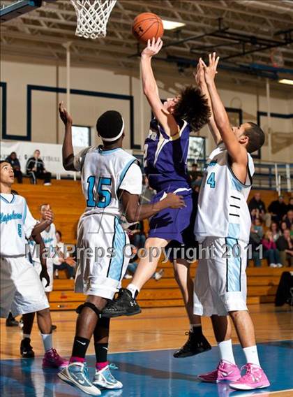 Thumbnail 2 in St. Joseph  vs Holy Name Central Catholic (Catholic School Showcase) photogallery.