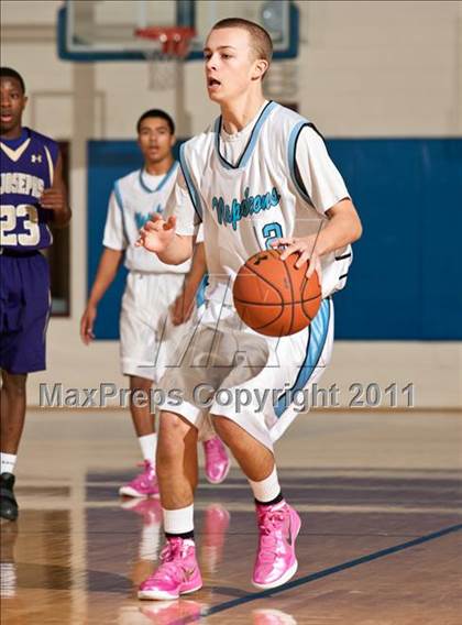 Thumbnail 2 in St. Joseph  vs Holy Name Central Catholic (Catholic School Showcase) photogallery.