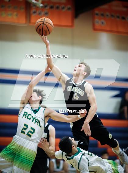 Thumbnail 2 in Calabasas vs Royal (4th Annual West Valley Thanksgiving Tip-Off Classic) photogallery.