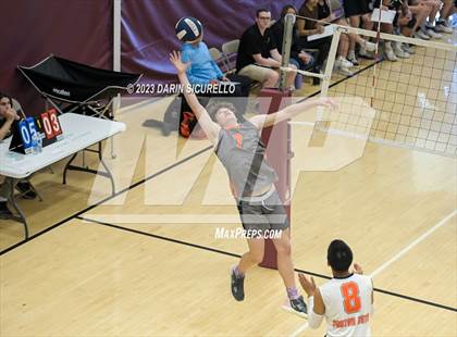 Thumbnail 1 in Poston Butte vs. Eastmark (Epic Tourneys Volleyball Invite) photogallery.