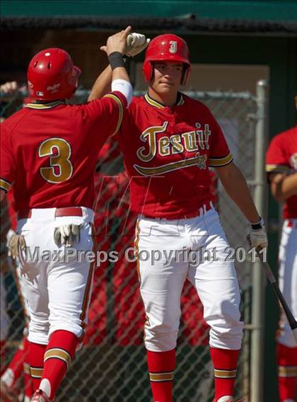 Thumbnail 3 in St. Mary's vs. Jesuit (CIF SJS D1 Final - Game 2) photogallery.
