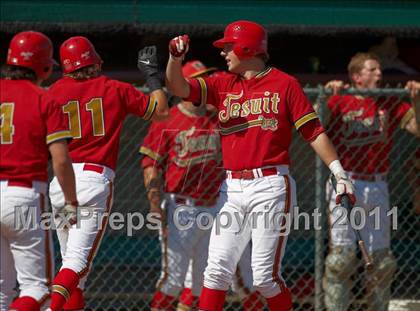 Thumbnail 2 in St. Mary's vs. Jesuit (CIF SJS D1 Final - Game 2) photogallery.