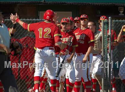 Thumbnail 3 in St. Mary's vs. Jesuit (CIF SJS D1 Final - Game 2) photogallery.
