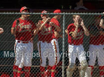 Thumbnail 2 in St. Mary's vs. Jesuit (CIF SJS D1 Final - Game 2) photogallery.