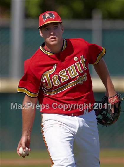 Thumbnail 1 in St. Mary's vs. Jesuit (CIF SJS D1 Final - Game 2) photogallery.