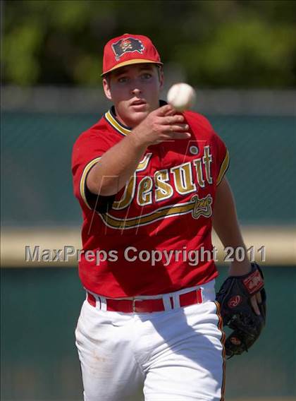 Thumbnail 3 in St. Mary's vs. Jesuit (CIF SJS D1 Final - Game 2) photogallery.