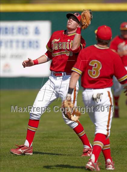 Thumbnail 1 in St. Mary's vs. Jesuit (CIF SJS D1 Final - Game 2) photogallery.