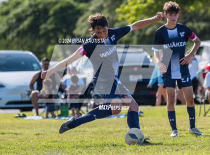 Thumbnail 2 in Waiakea vs. Punahou (HHSAA Division 1 Quarterfinal) photogallery.