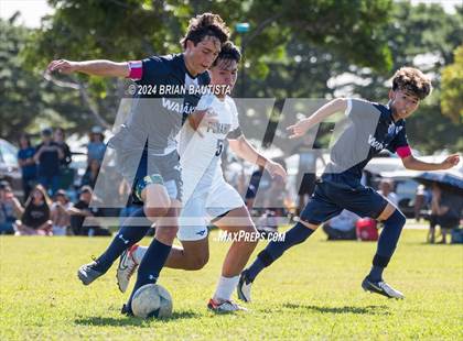 Thumbnail 2 in Waiakea vs. Punahou (HHSAA Division 1 Quarterfinal) photogallery.