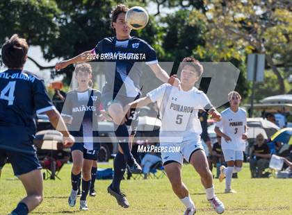Thumbnail 3 in Waiakea vs. Punahou (HHSAA Division 1 Quarterfinal) photogallery.