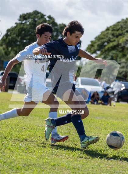 Thumbnail 3 in Waiakea vs. Punahou (HHSAA Division 1 Quarterfinal) photogallery.