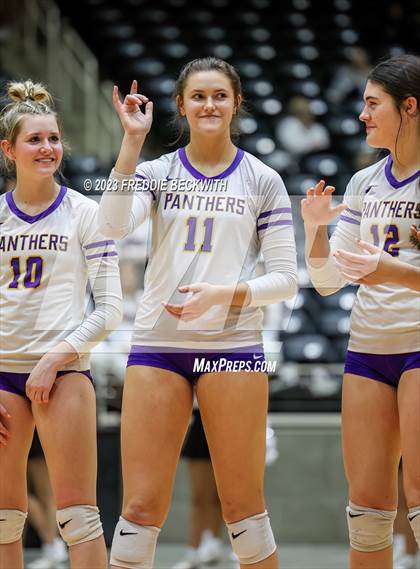 Thumbnail 3 in Liberty Hill vs. Lovejoy (UIL 5A Volleyball Final) photogallery.
