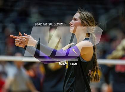 Thumbnail 3 in Liberty Hill vs. Lovejoy (UIL 5A Volleyball Final) photogallery.
