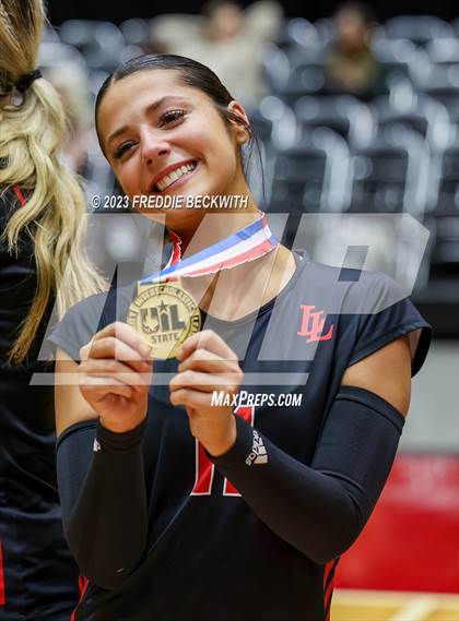 Thumbnail 3 in Liberty Hill vs. Lovejoy (UIL 5A Volleyball Final) photogallery.