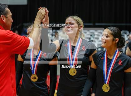 Thumbnail 1 in Liberty Hill vs. Lovejoy (UIL 5A Volleyball Final) photogallery.