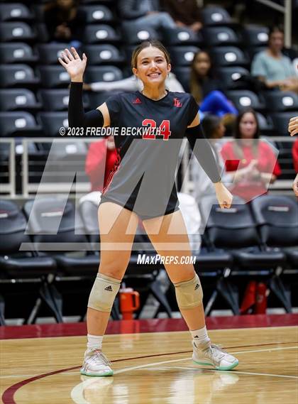 Thumbnail 3 in Liberty Hill vs. Lovejoy (UIL 5A Volleyball Final) photogallery.