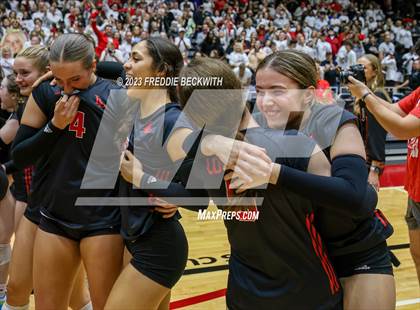 Thumbnail 3 in Liberty Hill vs. Lovejoy (UIL 5A Volleyball Final) photogallery.