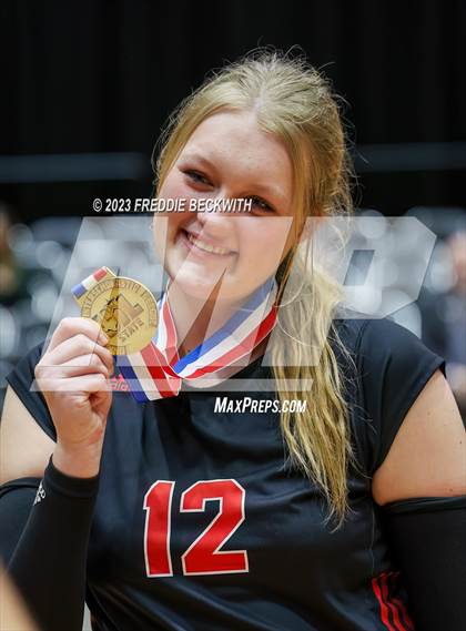 Thumbnail 1 in Liberty Hill vs. Lovejoy (UIL 5A Volleyball Final) photogallery.