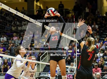 Thumbnail 2 in Liberty Hill vs. Lovejoy (UIL 5A Volleyball Final) photogallery.