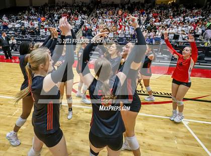 Thumbnail 1 in Liberty Hill vs. Lovejoy (UIL 5A Volleyball Final) photogallery.