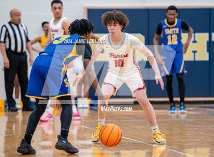 Thumbnail 1 in Oscar Smith @ Patriot (VHSL Class 6 Semifinal) photogallery.