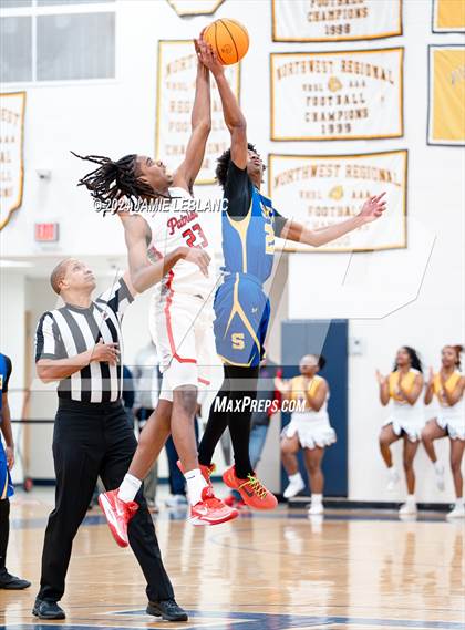 Thumbnail 2 in Oscar Smith @ Patriot (VHSL Class 6 Semifinal) photogallery.